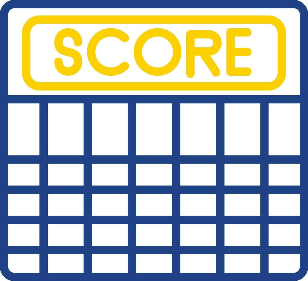 Score Vector Icon Design