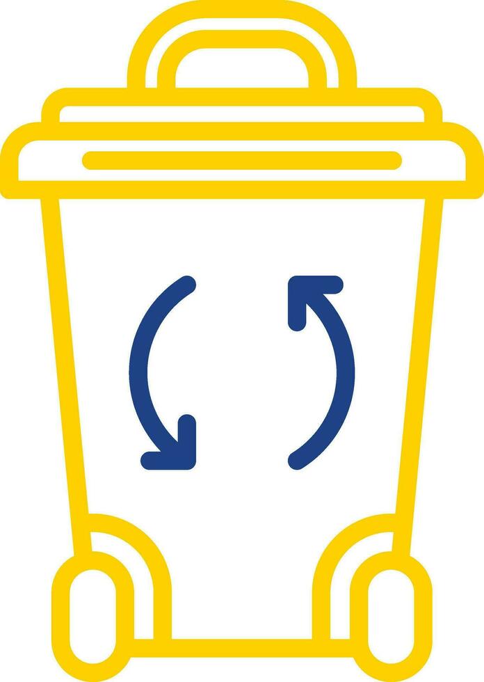 Recycle Bin Vector Icon Design