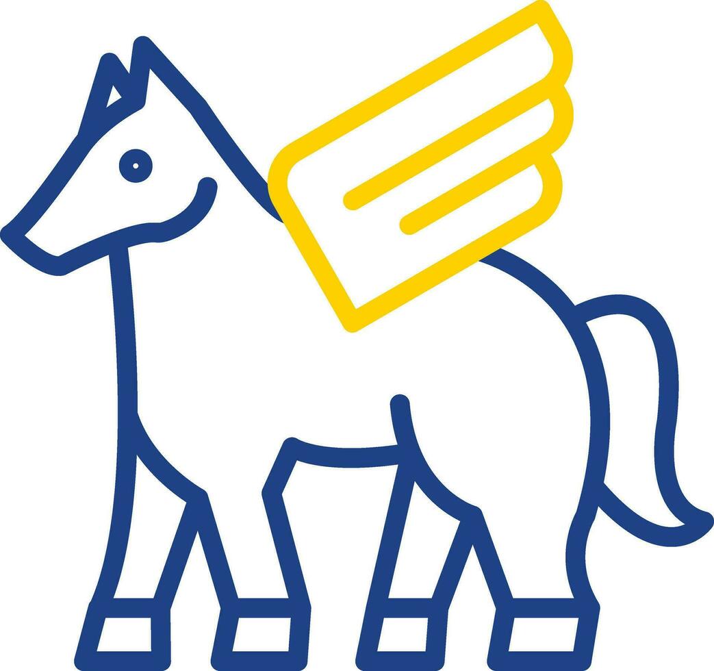 Pegasus Vector Icon Design