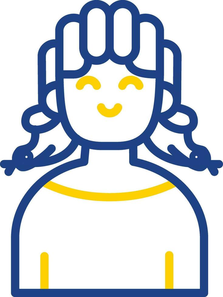 Medusa Vector Icon Design