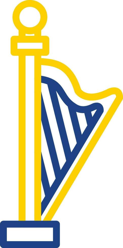 Harp Vector Icon Design