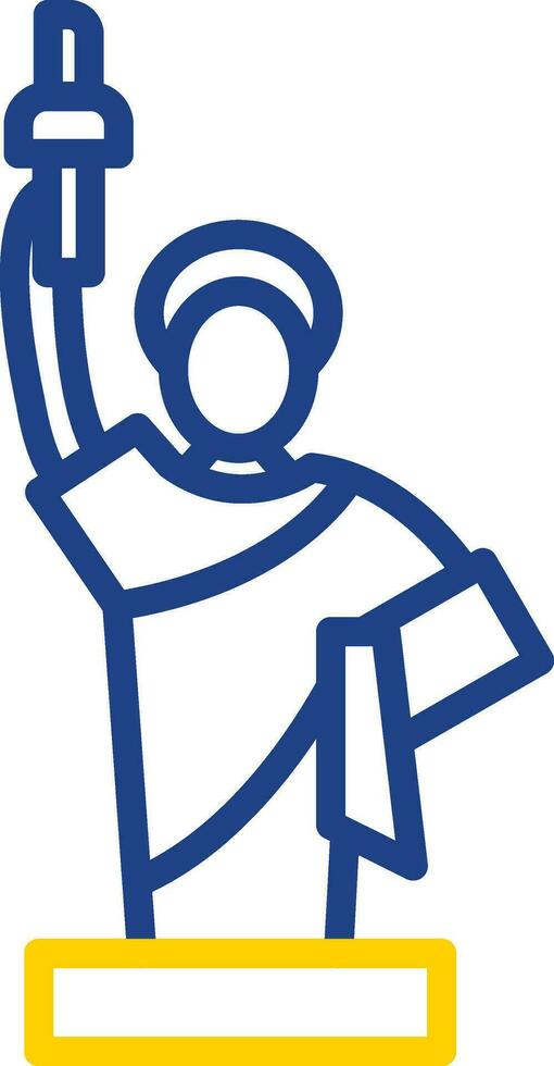 Statue Vector Icon Design