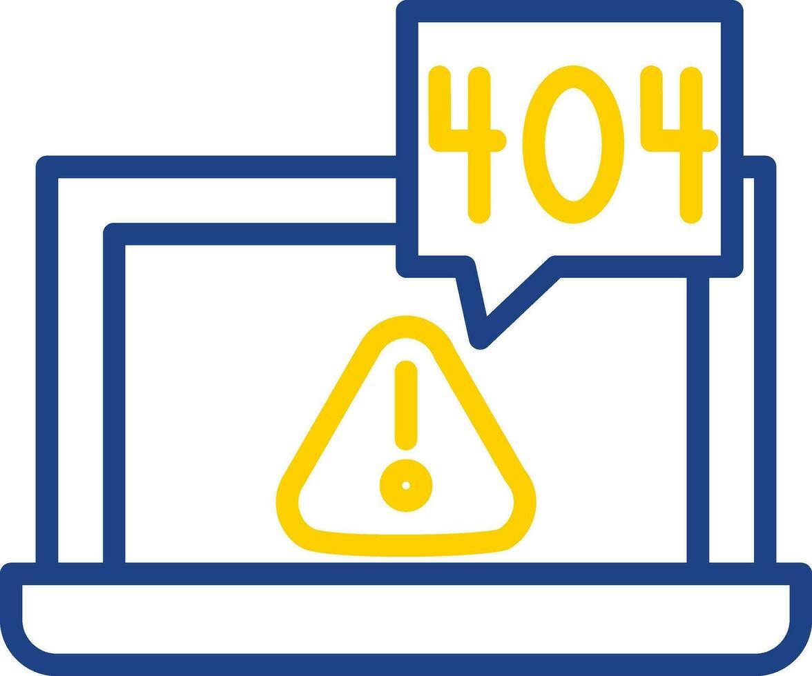 404 error Vector Icon Design