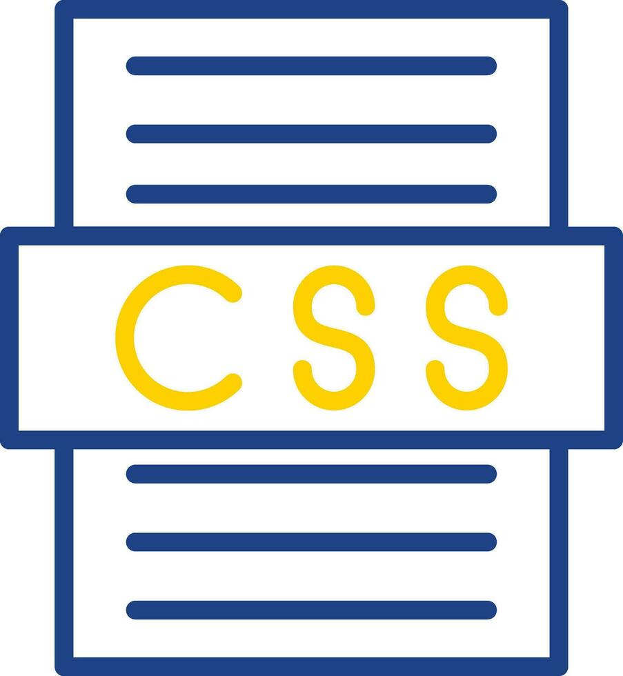 Css file Vector Icon Design