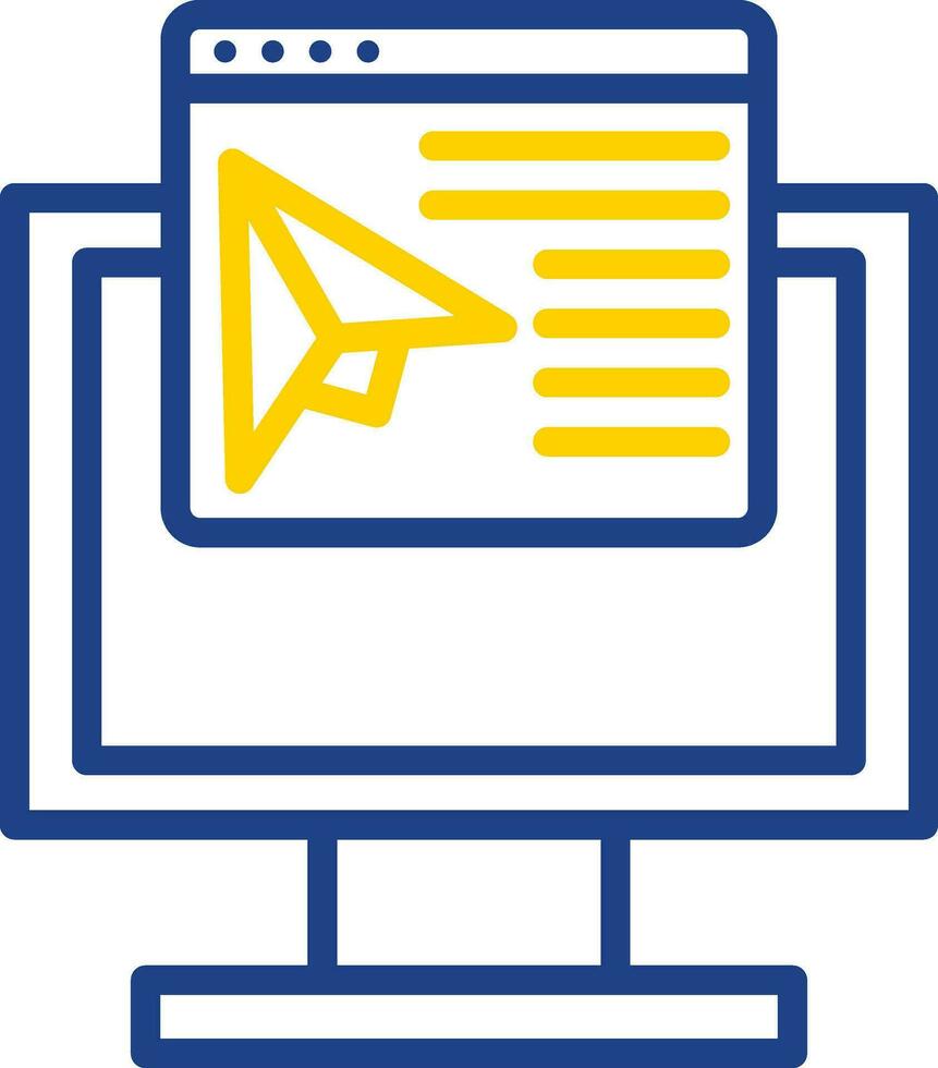 Landing page Vector Icon Design