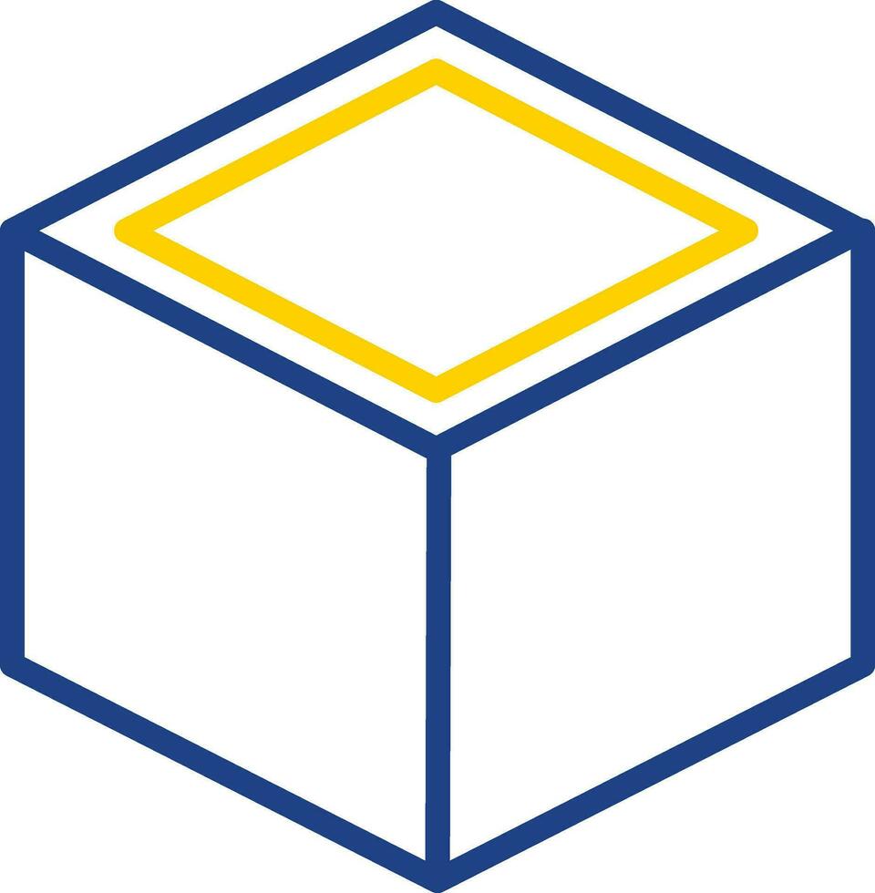 diseño de icono de vector de cubo