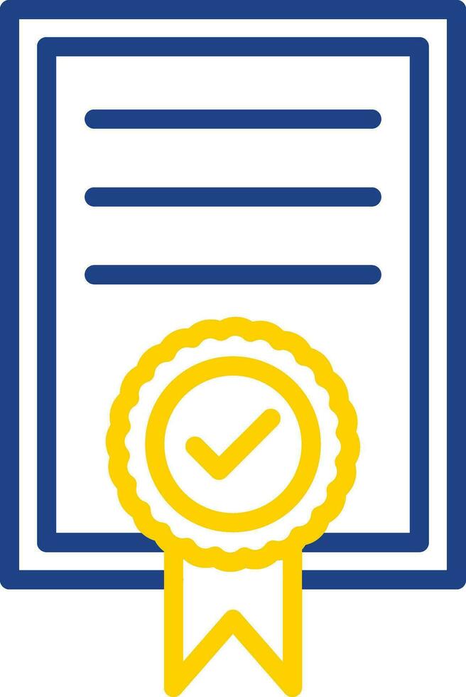 Certificate Vector Icon Design