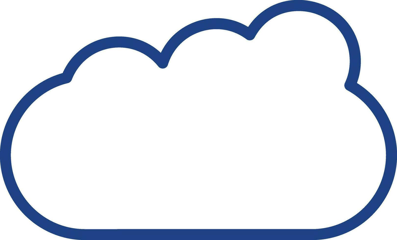 Cloud Vector Icon Design