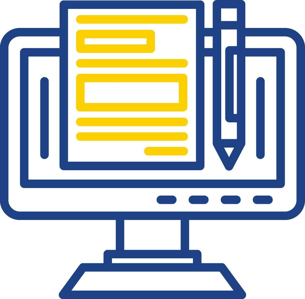 Blogger Vector Icon Design