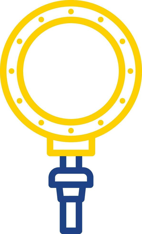 Ring light Vector Icon Design