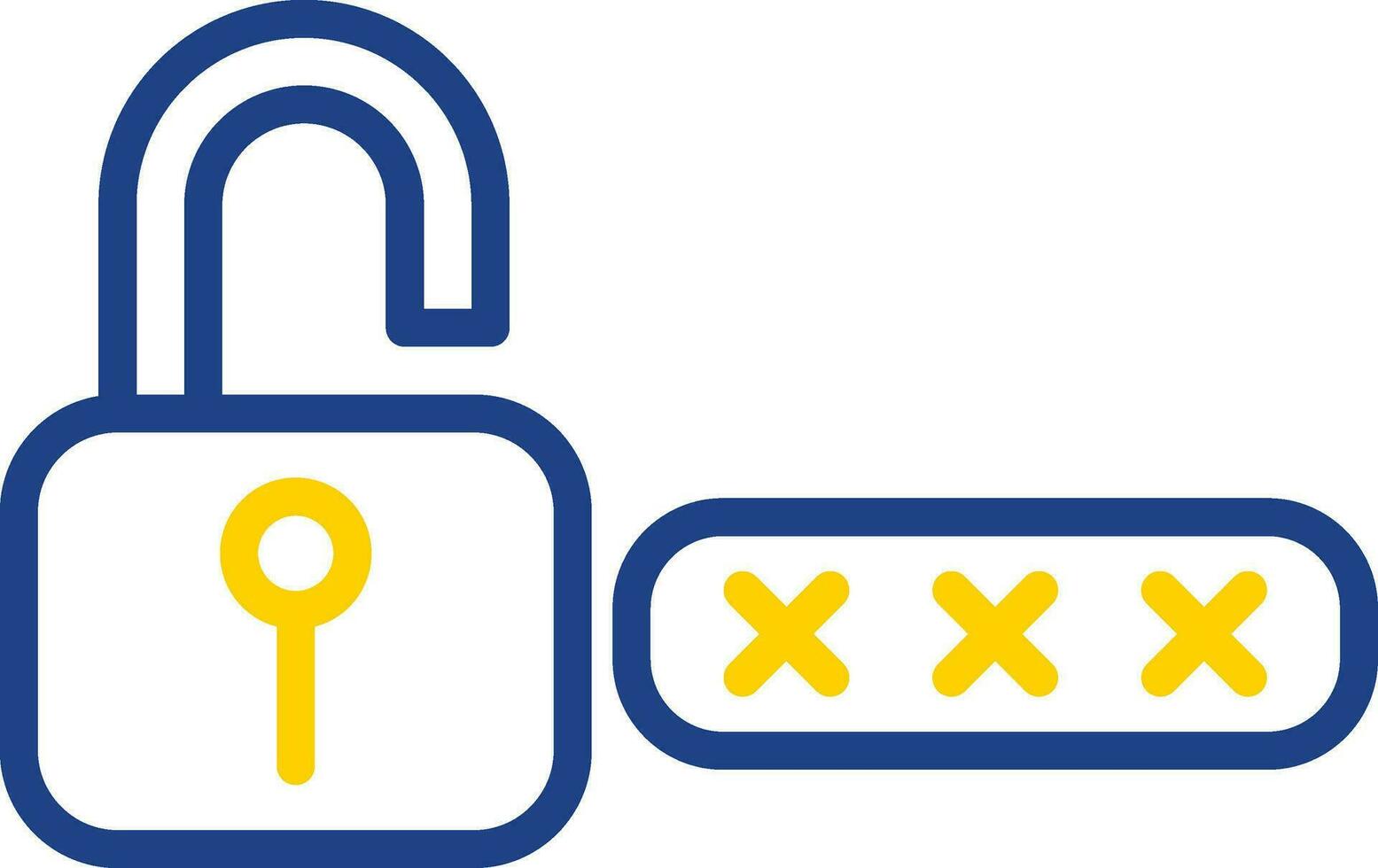 Password Vector Icon Design