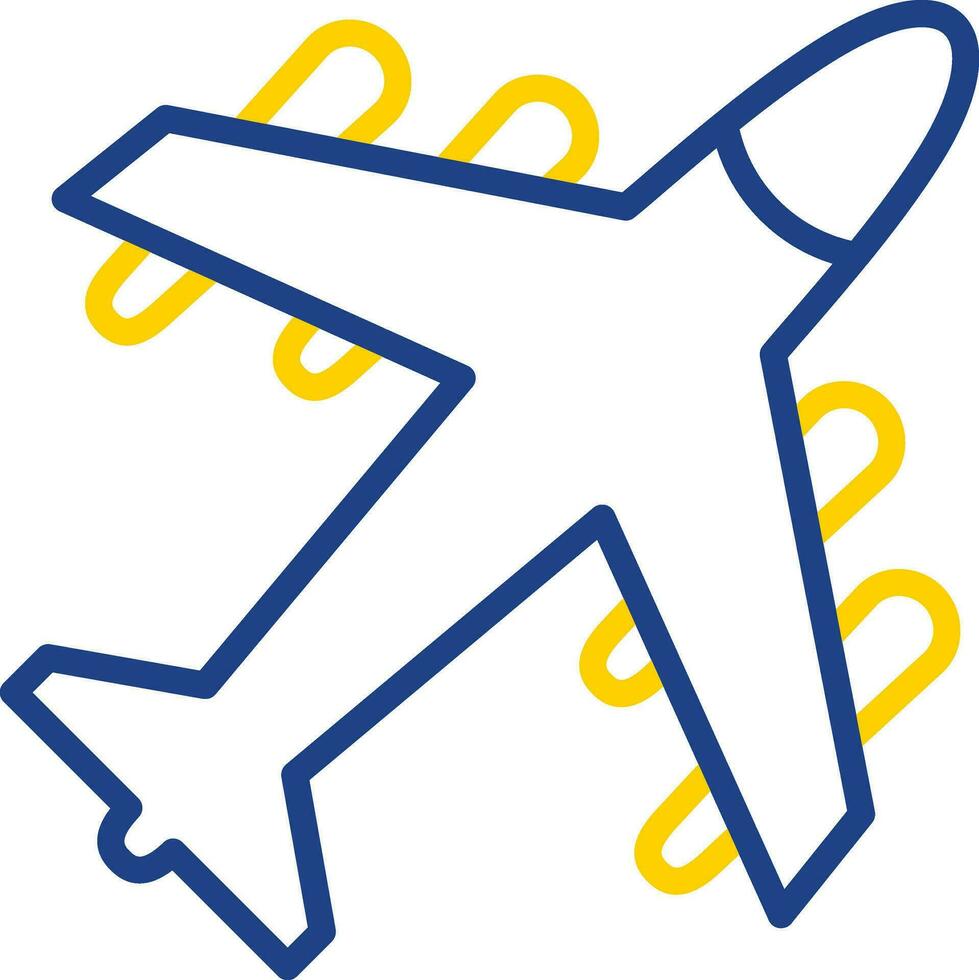 diseño de icono de vector de avión