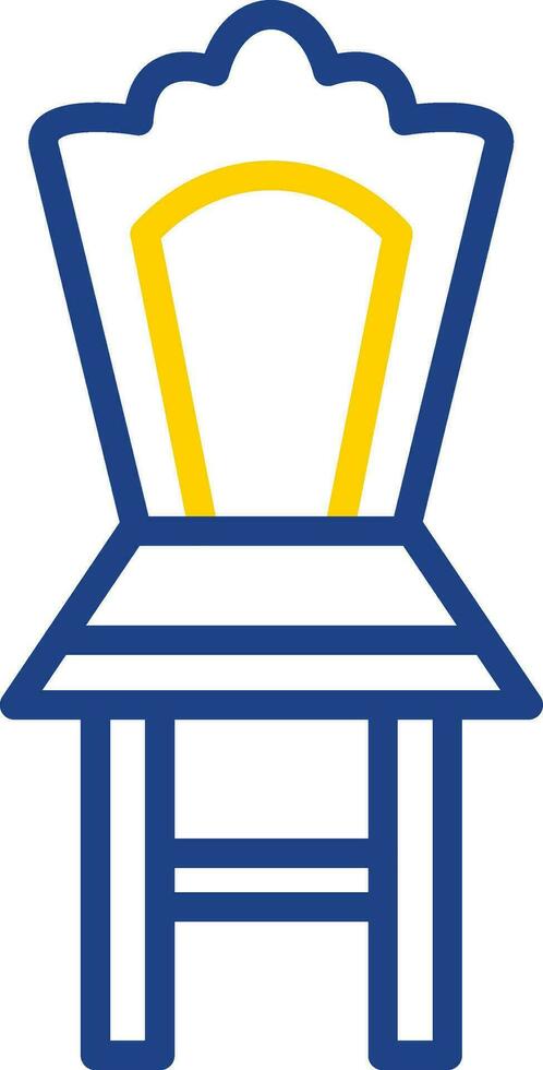 diseño de icono de vector de silla