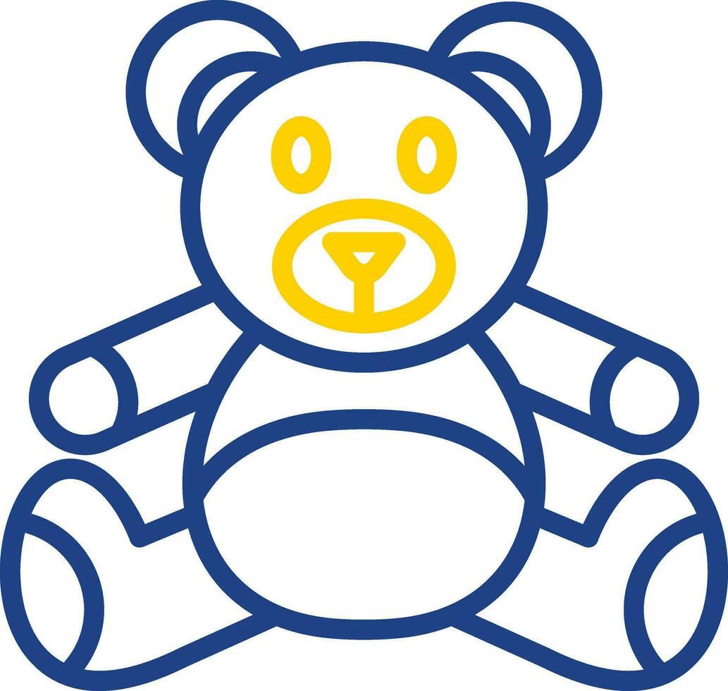 Teddy bear Vector Icon Design