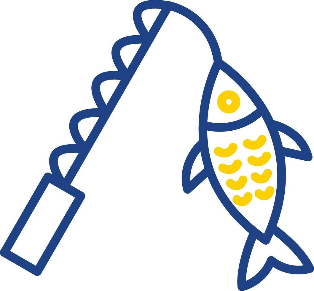 diseño de icono de vector de pesca