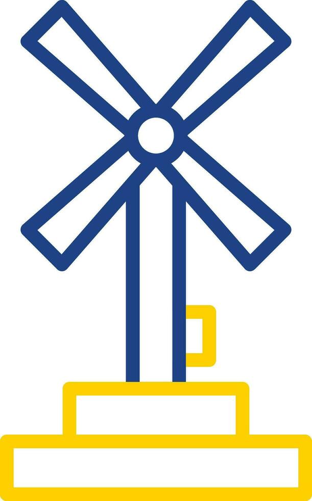 Windmill Vector Icon Design