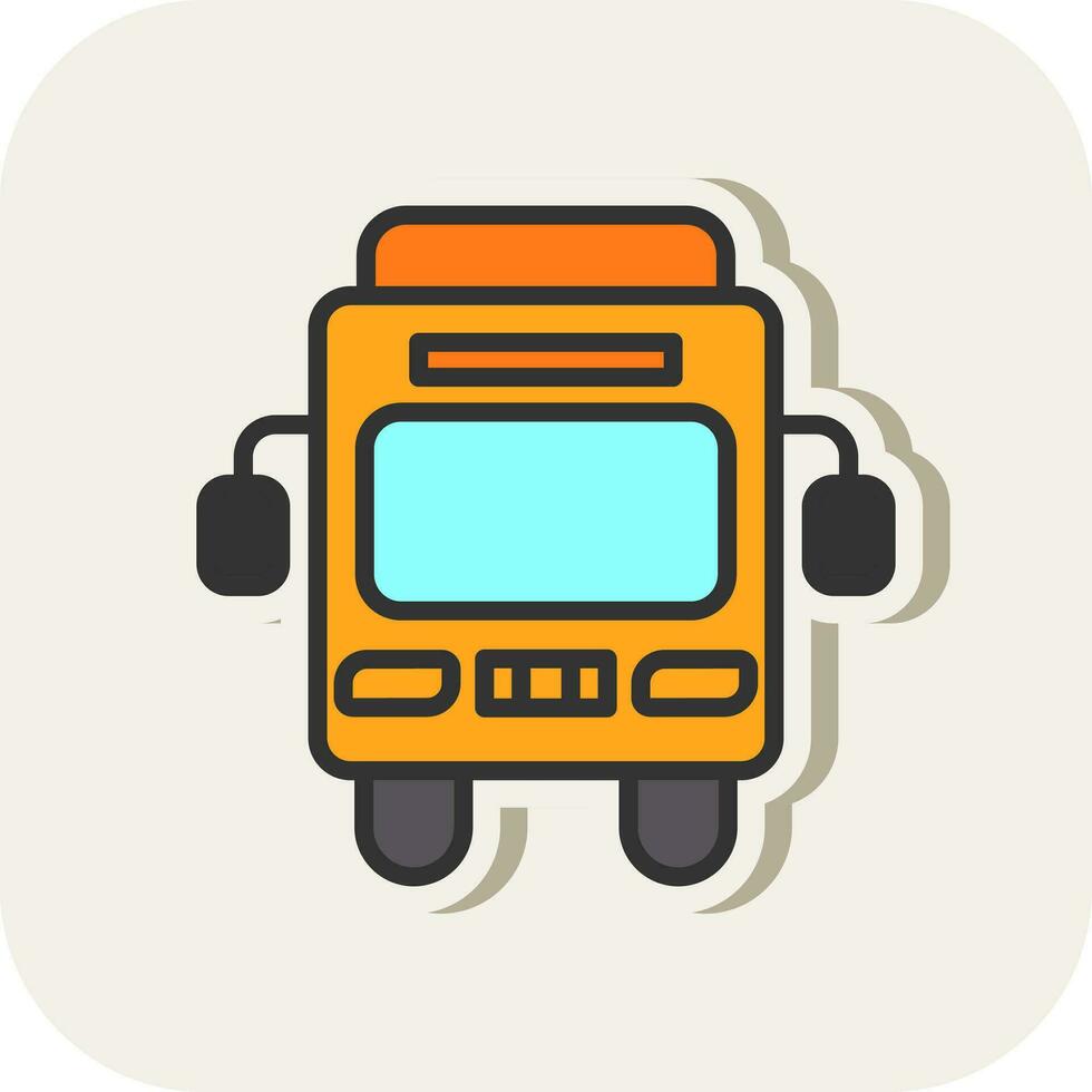 Bus Vector Icon Design