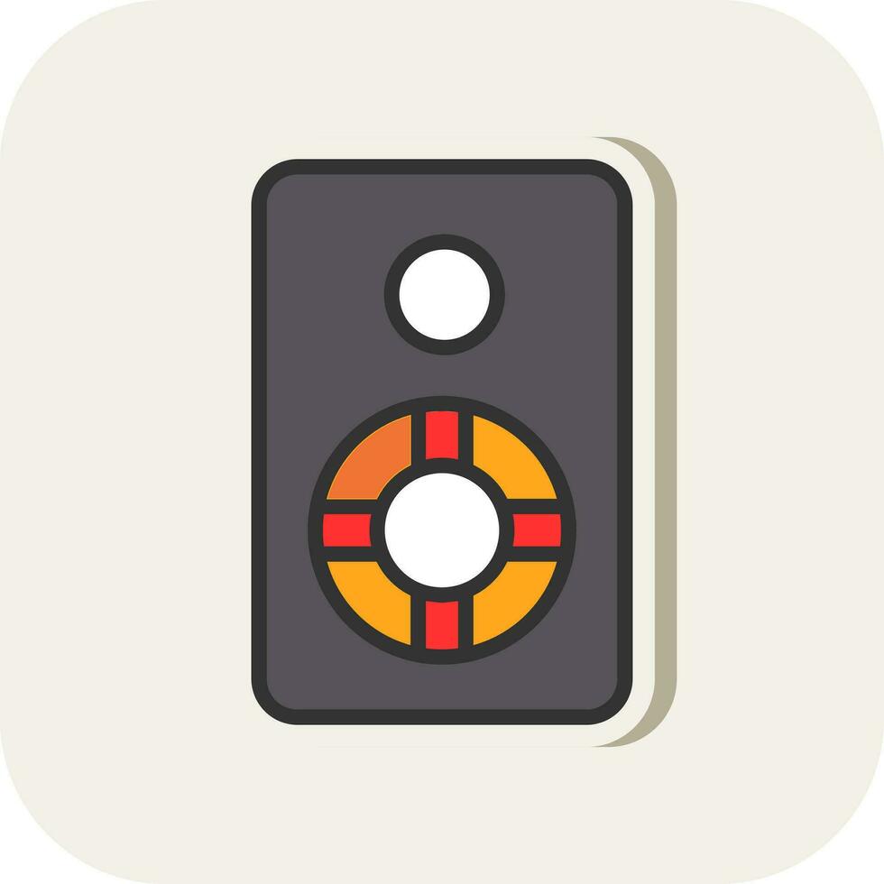 Audio system Vector Icon Design