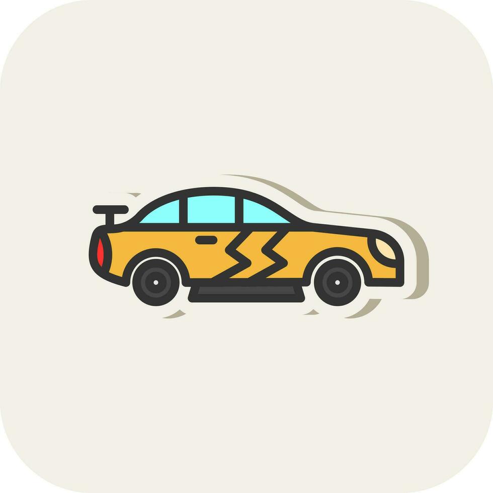 Sport car Vector Icon Design