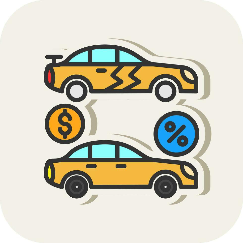 Price comparison Vector Icon Design