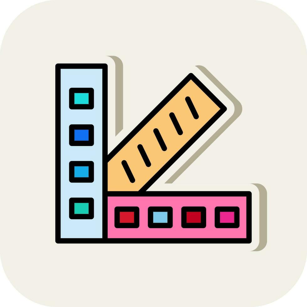 Color sample Vector Icon Design