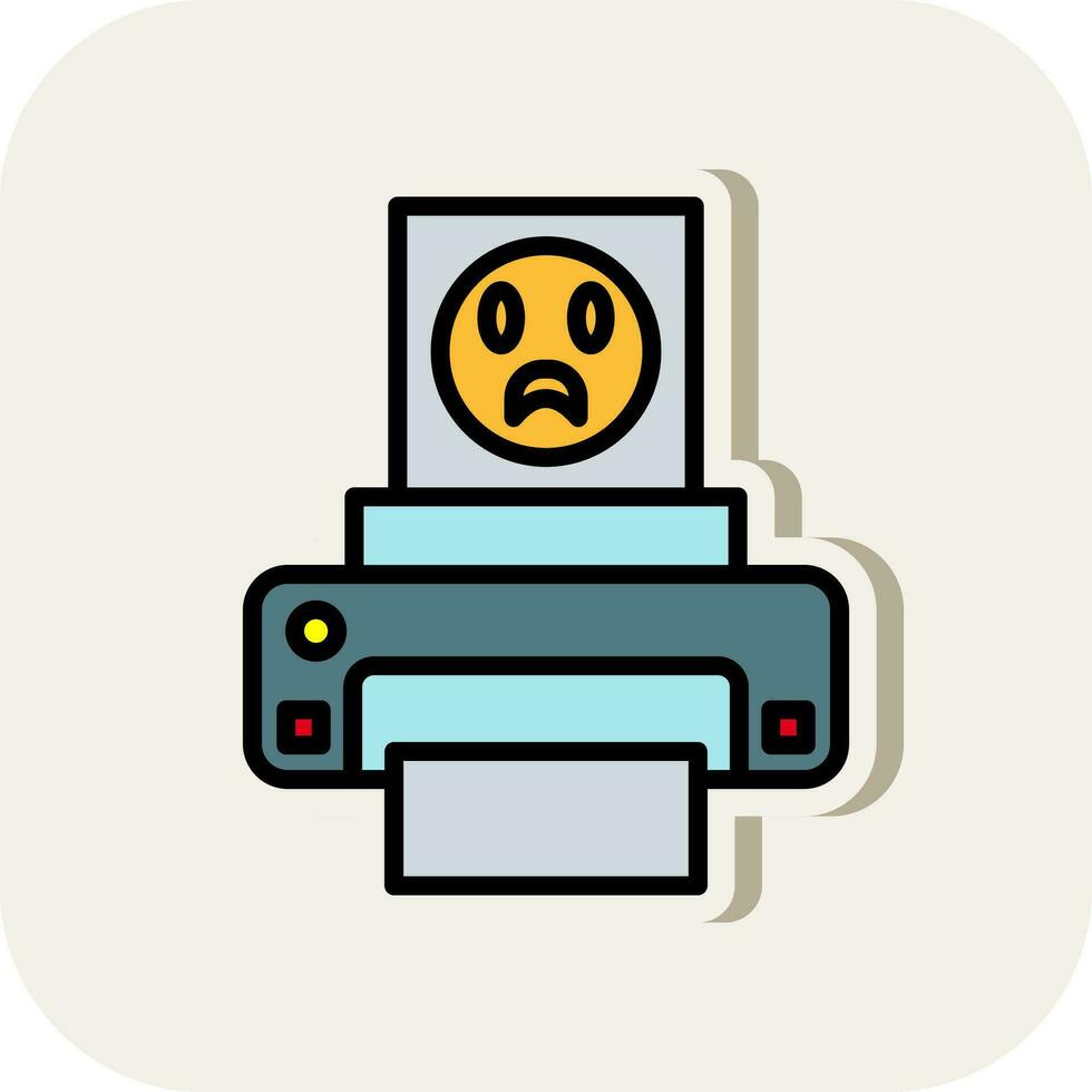 Photo print Vector Icon Design