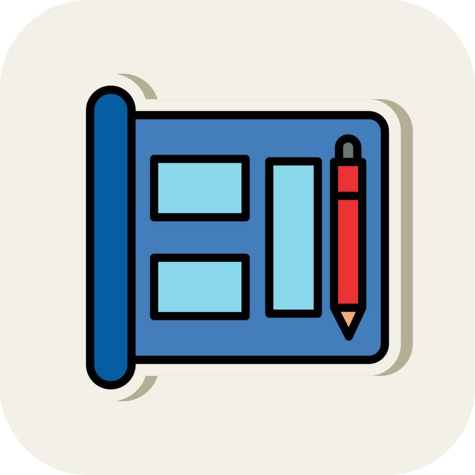 Blueprint Vector Icon Design