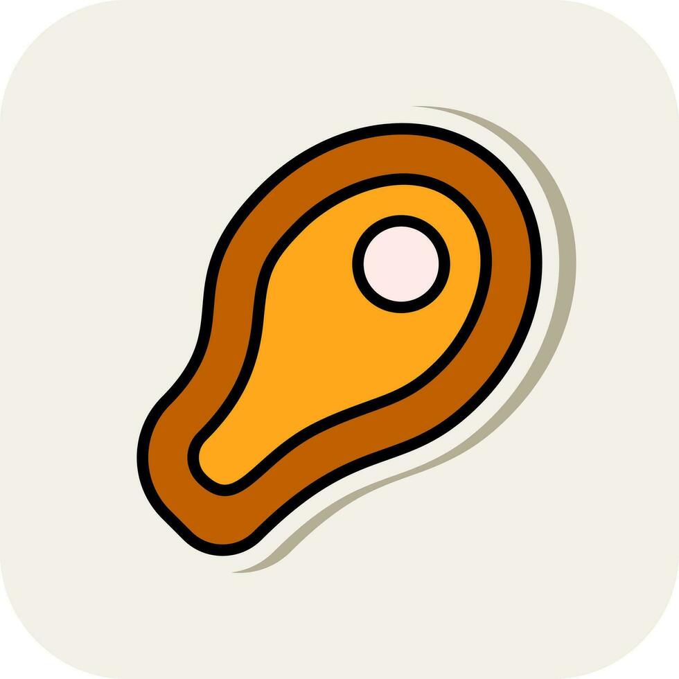 Meat Vector Icon Design