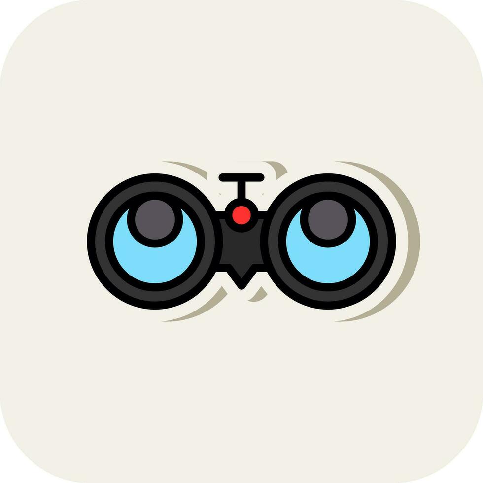 Binocular Vector Icon Design