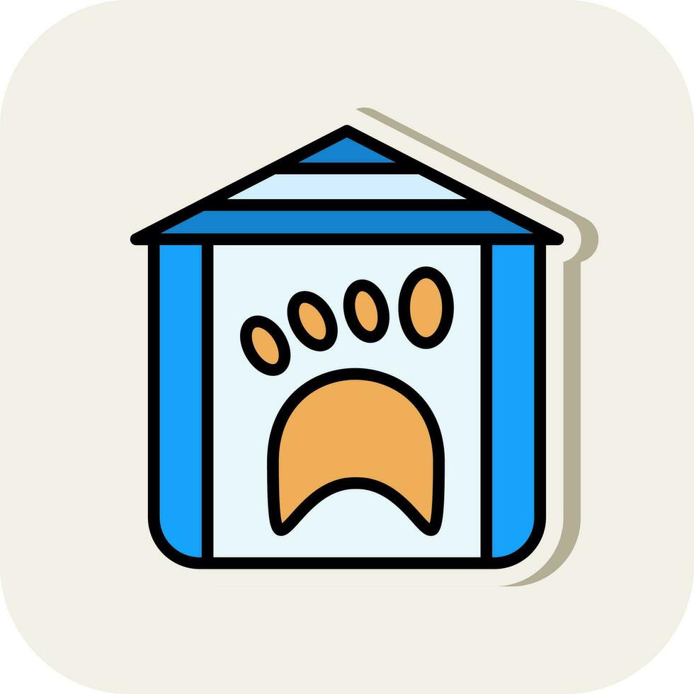 Animal shelter Vector Icon Design