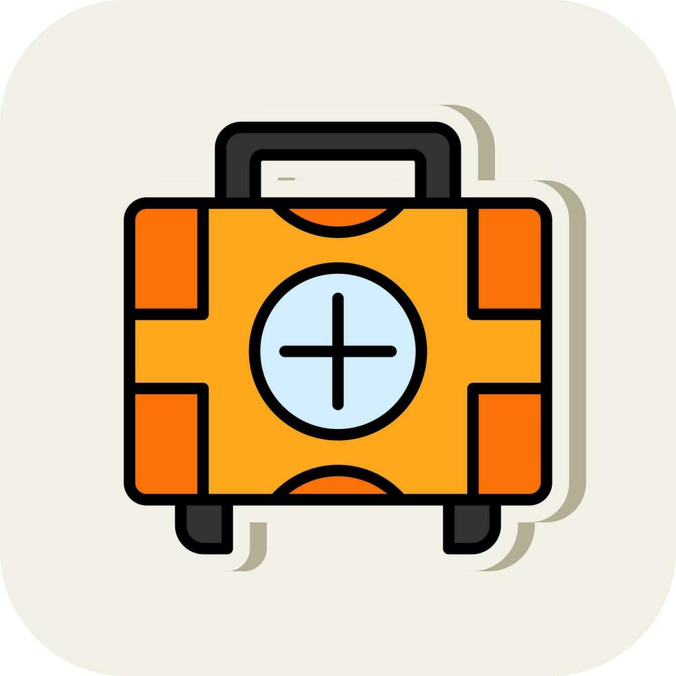 First aid kit Vector Icon Design