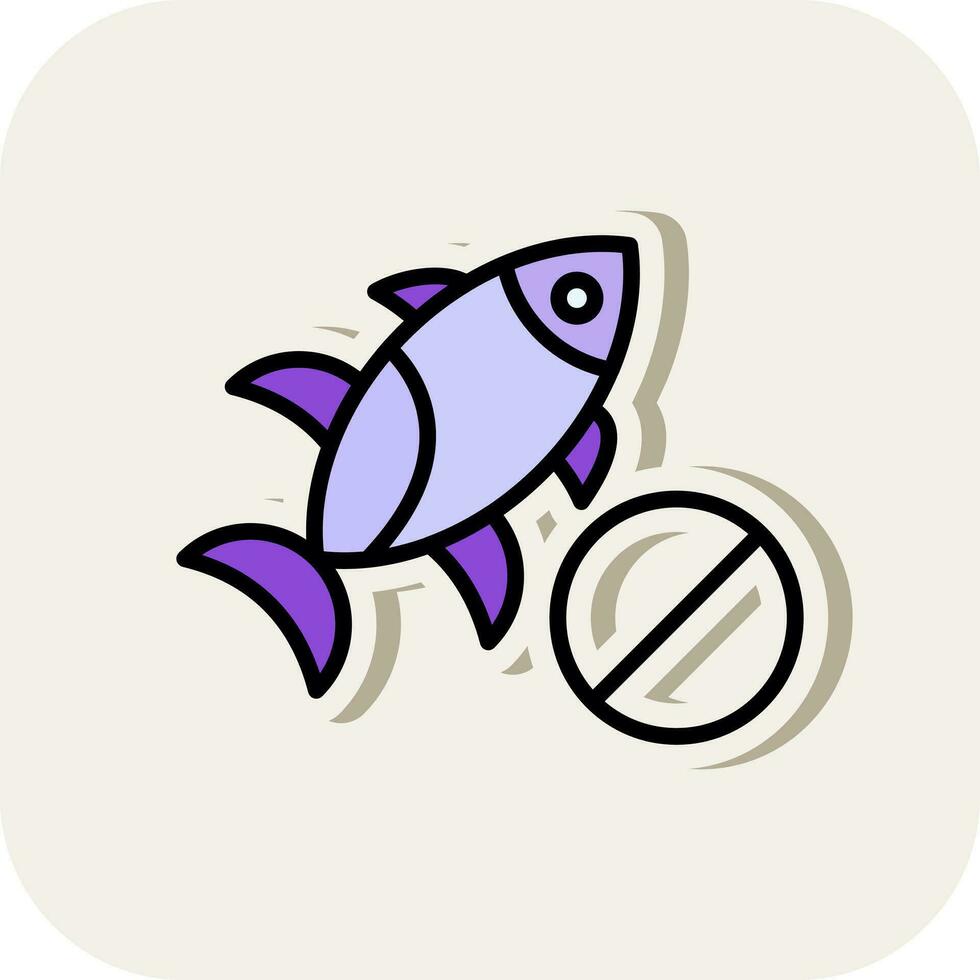 No fishing Vector Icon Design