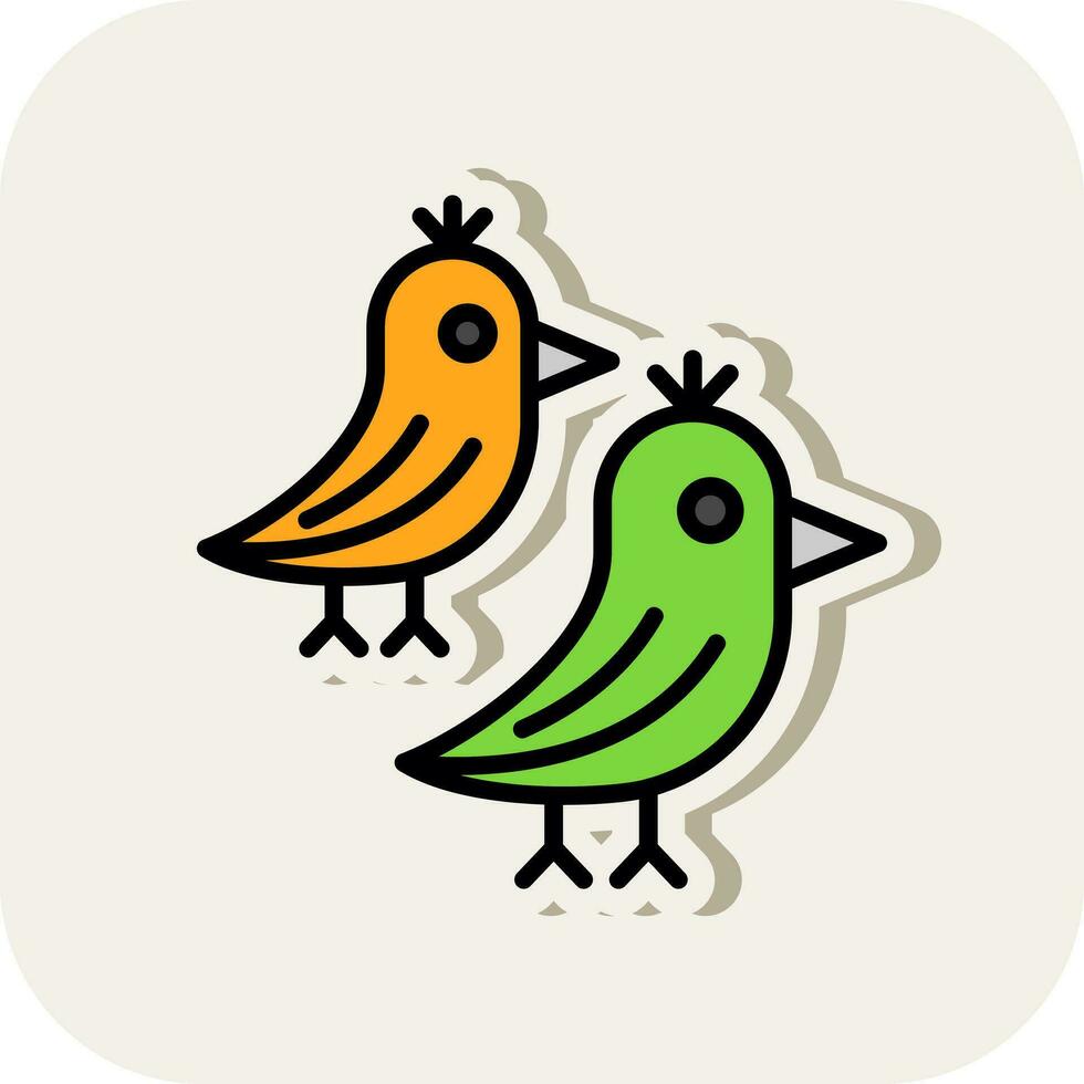 Birds Vector Icon Design