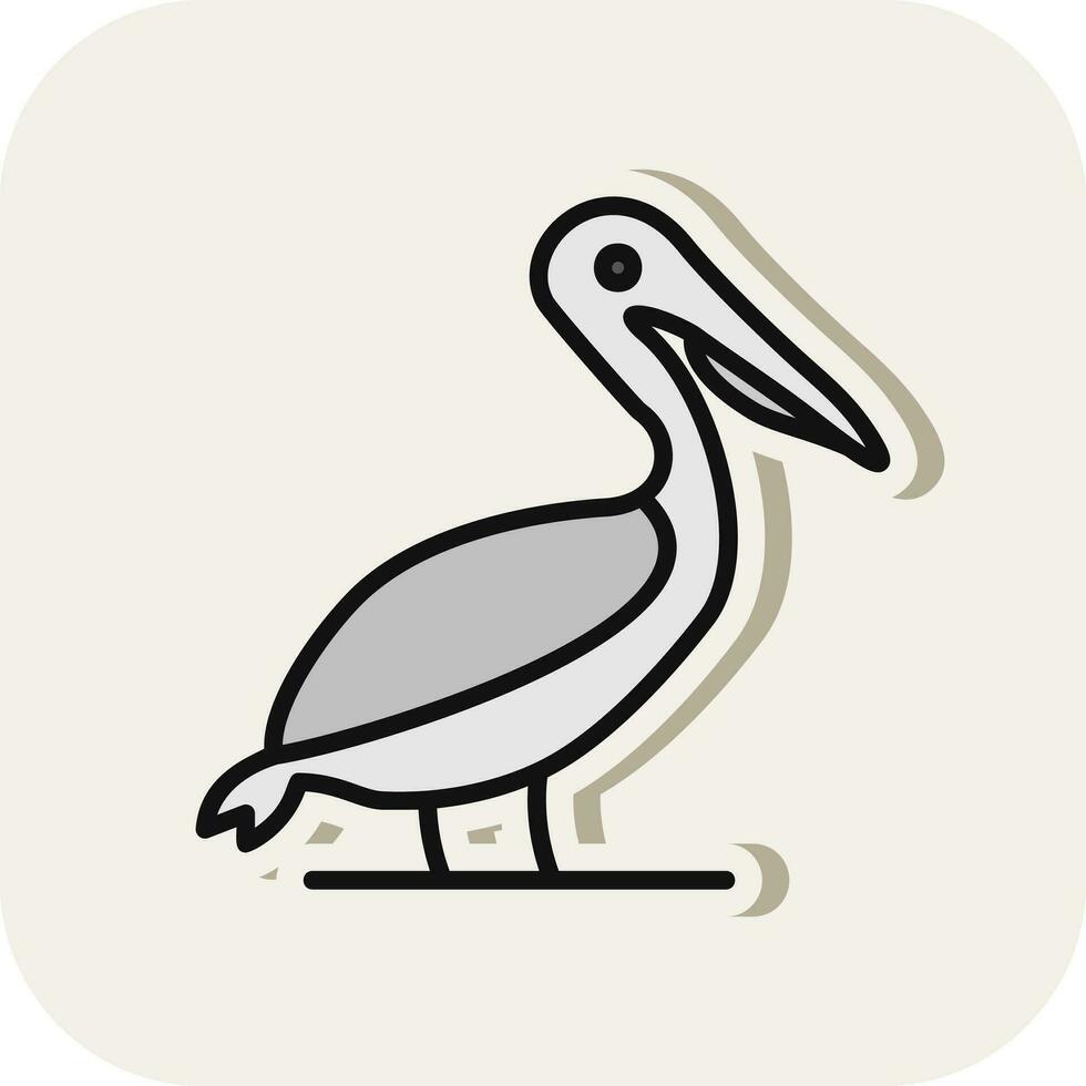 Pelican Vector Icon Design