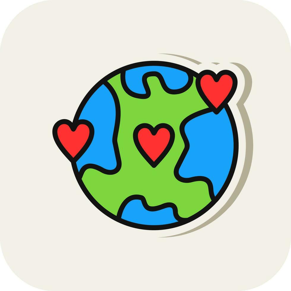 Mother earth day Vector Icon Design