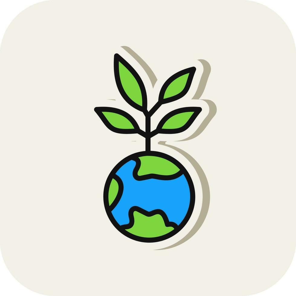 diseño de icono de vector de ecología