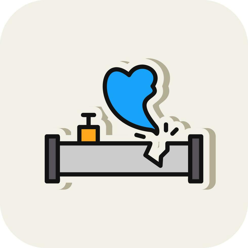 Gas leak Vector Icon Design