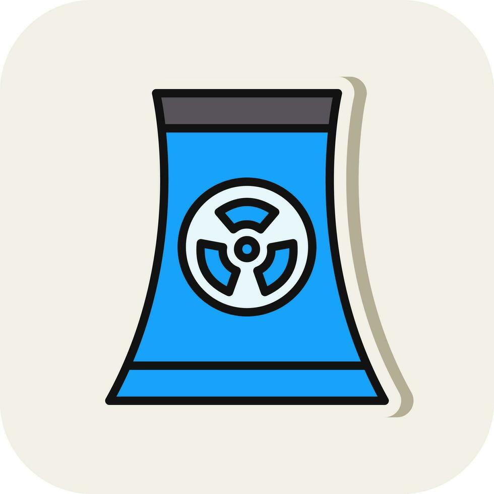 Nuclear Vector Icon Design