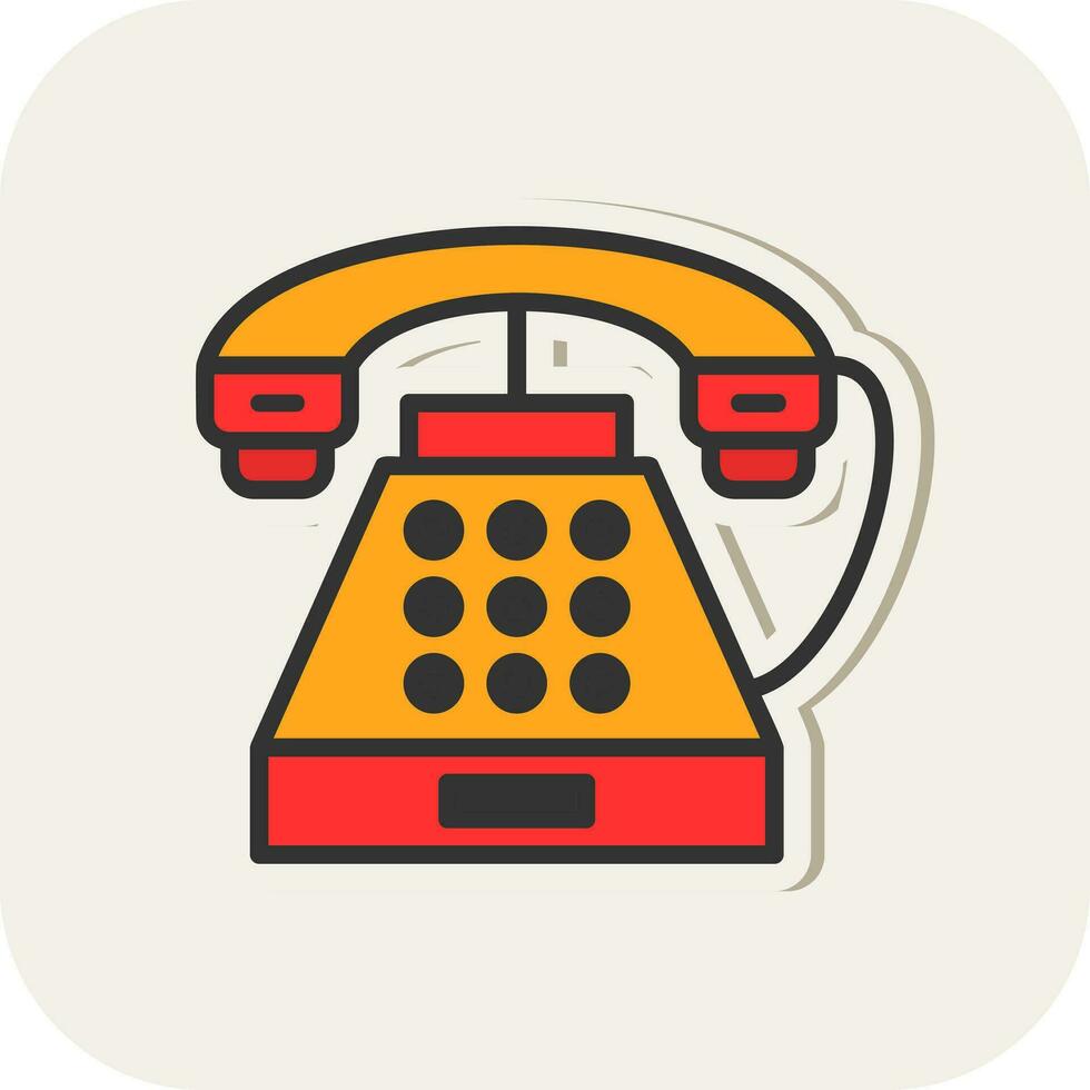 Telephone Vector Icon Design