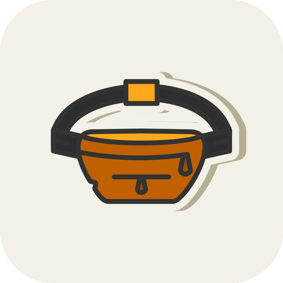 Belt pouch Vector Icon Design