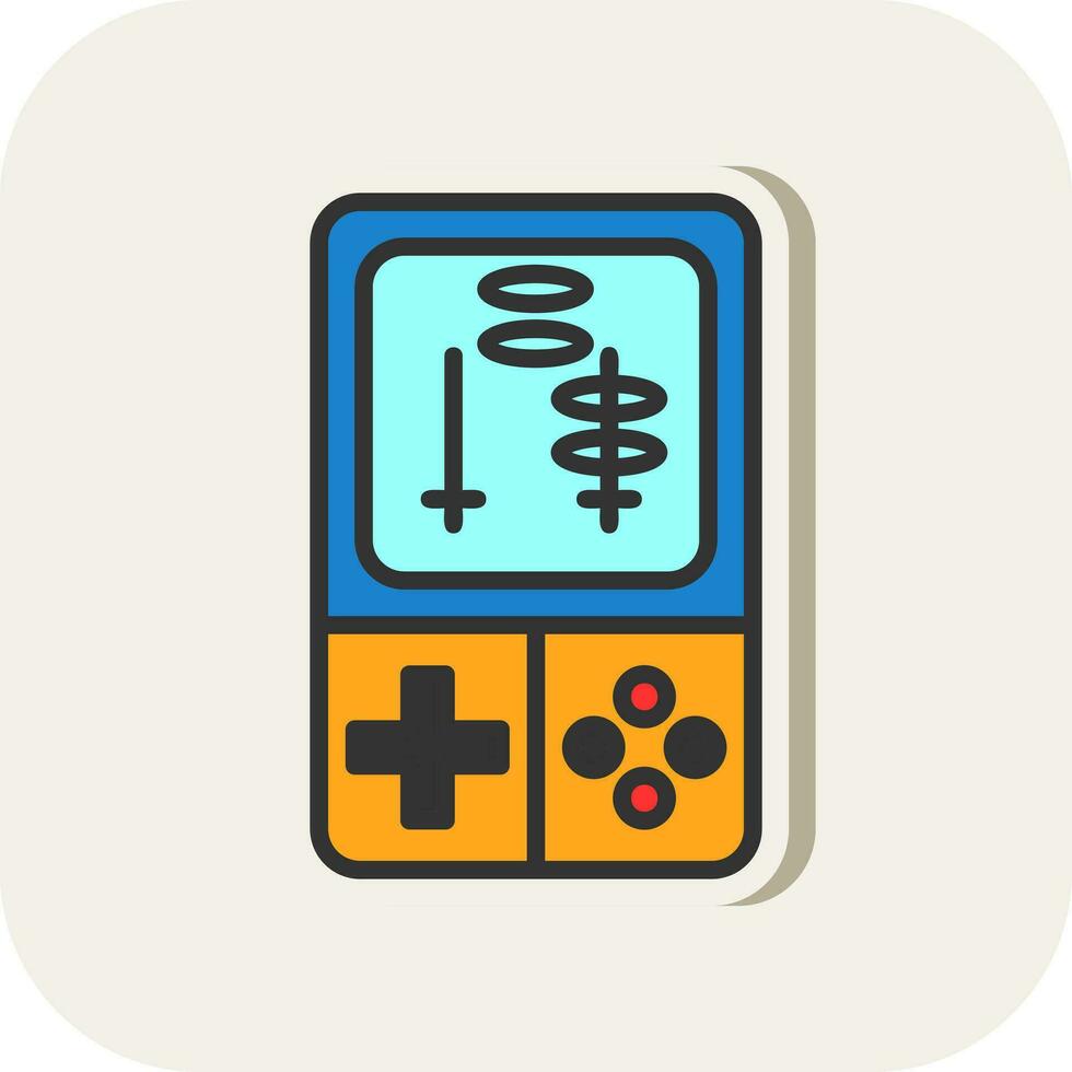 diseño de icono de vector de videojuego