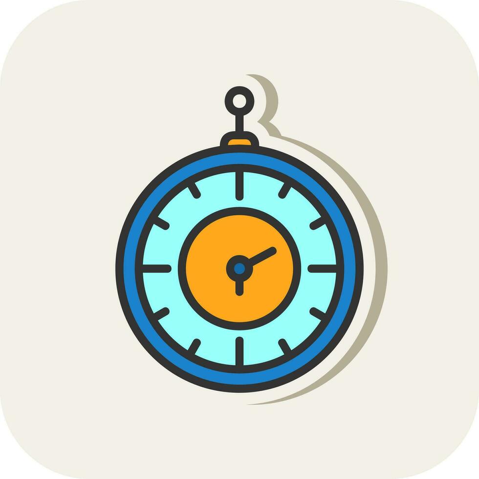 Old watch Vector Icon Design