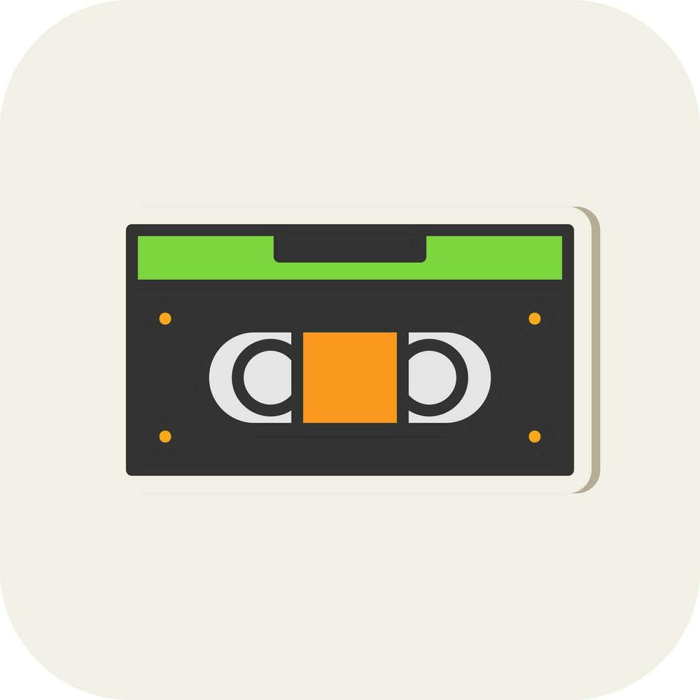 VHS Vector Icon Design