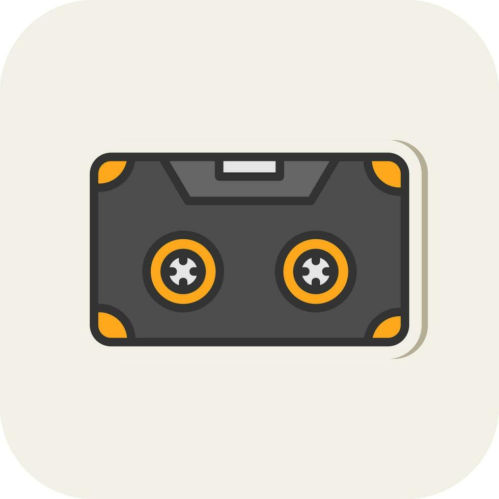 Cassette Vector Icon Design