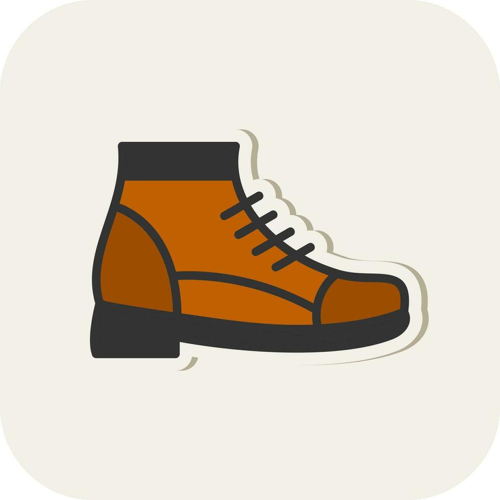 diseño de icono de vector de botas