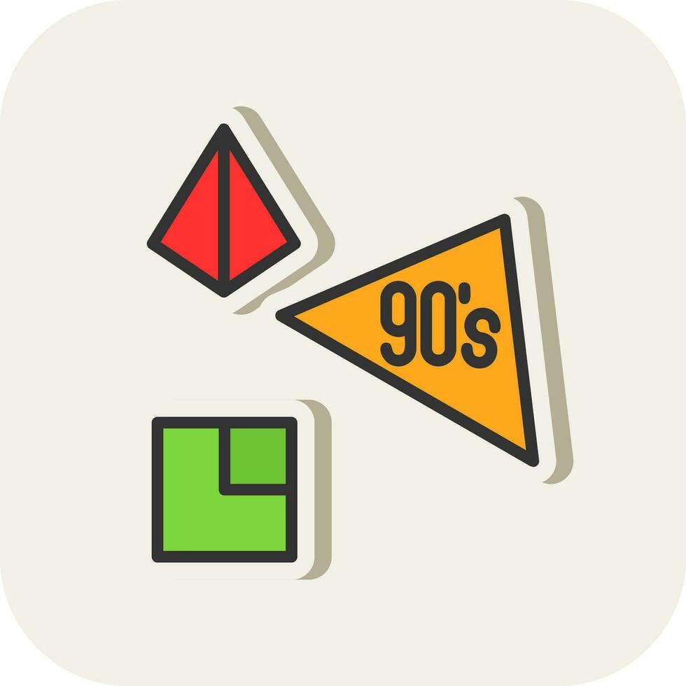 90s Vector Icon Design