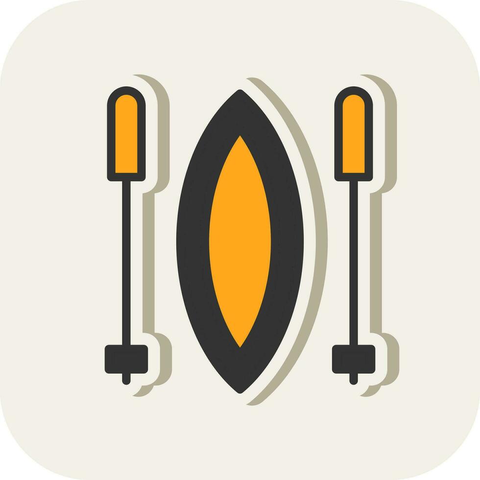 Slalom Vector Icon Design