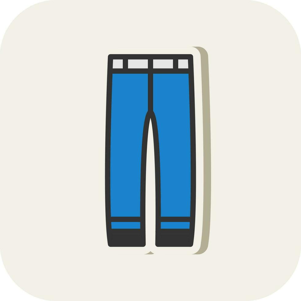 diseño de icono de vector de pantalones