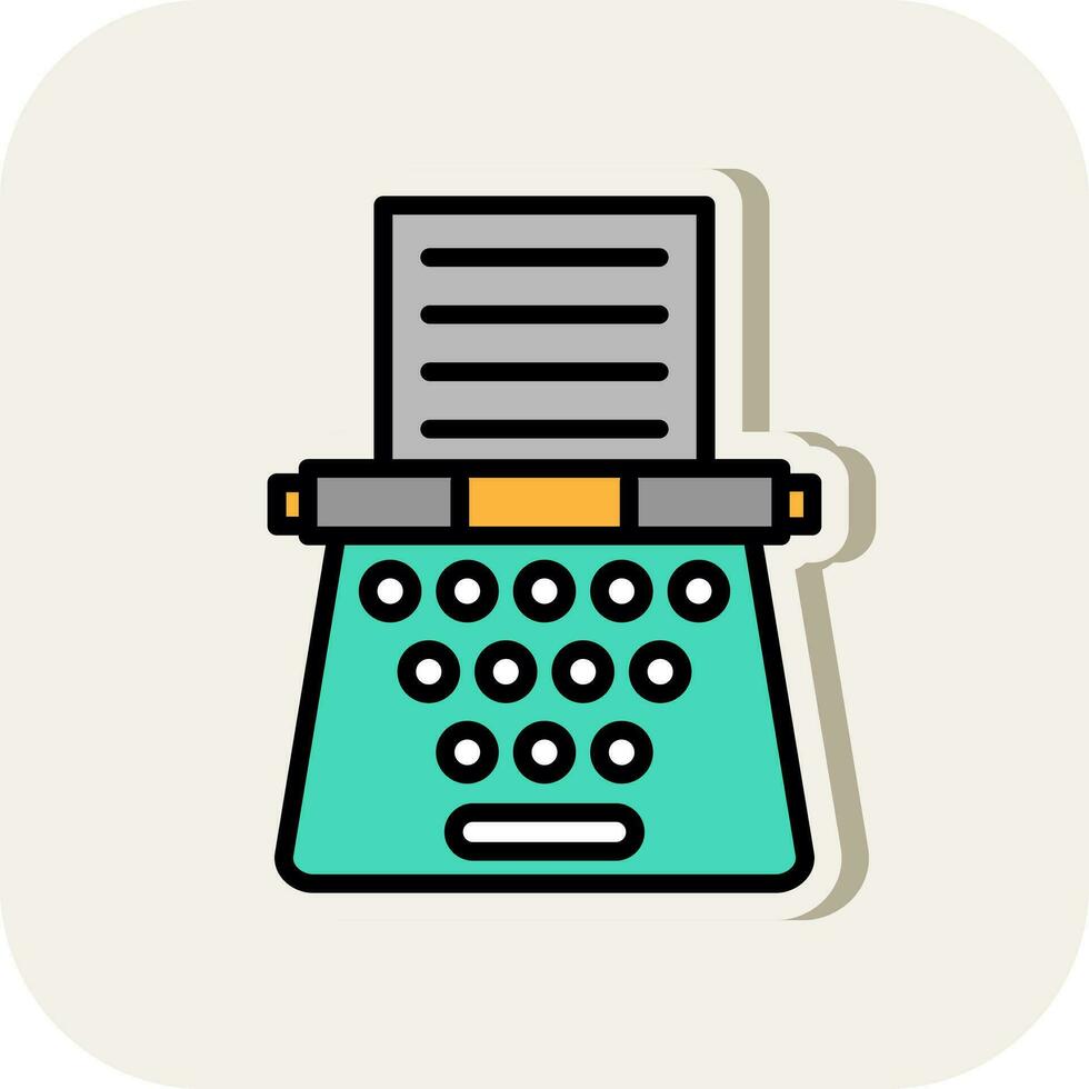 Typewriter Vector Icon Design 25603408 Vector Art at Vecteezy