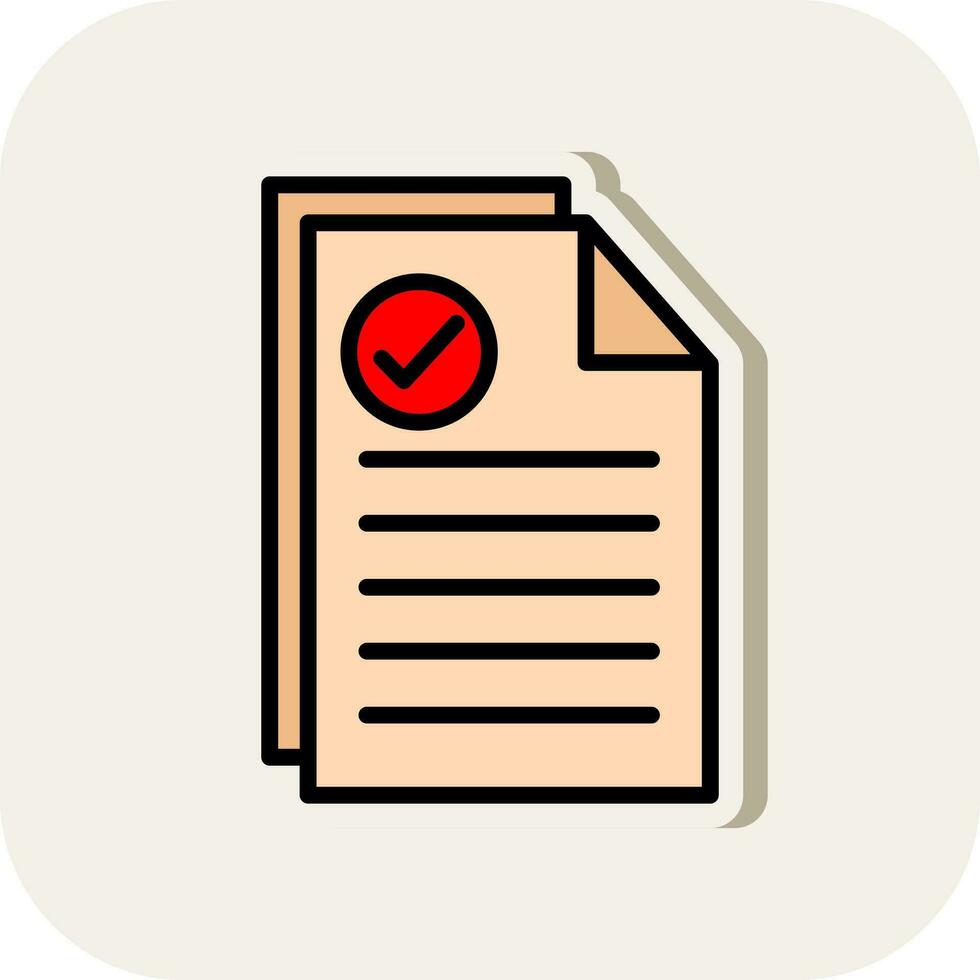Document Vector Icon Design